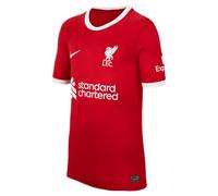 NIKE LFC Y NK DF STAD JSY SS HM T-Shirt Palestra Rosso/Bianco 152
