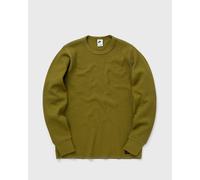 Nike Life Long-Sleeve Heavyweight Waffle Top men Longsleeves green in taglia:L