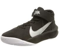 Nike Team Hustle D 10 GS, Scarpe da Passeggio, Black Metallic Silver Volt White, 28.5 EU