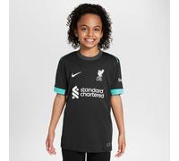 Nike Liverpool FC DriFIT Short Sleeve Stadium Away Maglia da Calcio per Bambini Night Forest/Anthracite/Washed 164/170