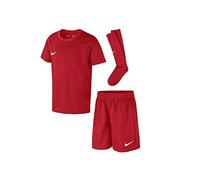 Nike Lk Dry Park Kit Set K Tuta Da Calcio, Unisex bambini, University Red/University Red/Bianco, M