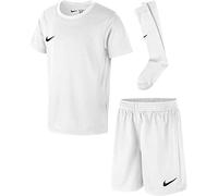 Nike LK NK Dry Park Kit Set K Tuta da Calcio, Unisex Bambini, Bianco/Bianco/Nero, XS