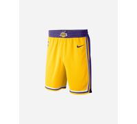 Nike Pantaloncini Basket NBA Lakers Road Giallo Viola Uomo M