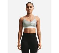 Nike Ls Indy Big Logo W - Bra Training - Donna - Verde L