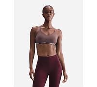 Nike Ls Indy Elastic Logo W - Bra Training - Donna - Marrone M