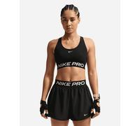 Nike Ls Pro Elast Logo W - Bra Training - Donna - Nero M