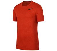 Nike M BRT SS Hpr Dry Top a Manica Corta, Nessun Genere, Rush Arancione/Dragon Rosso/Nero, S