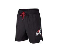 Nike M J 7" Jumpman Poolside Short, Pantaloncini Sportivi Uomo, Black/Gym Red/White, L