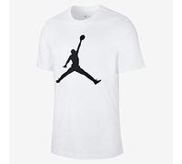 Nike M J Jumpman SS Crew Uomo, White/Black, L