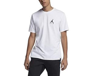Nike M JSW Tee JMPMN Air EMBRD T-Shirt, Uomo, White/Black, S