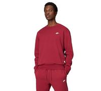 Nike Sportswear Felpa 'CLUB' rosso arancione / bianco Uomo Nike Sportswear XL