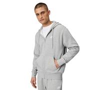 Nike Felpa da uomo Club BB Full-Zip in fleece con cappuccio Grigio XS