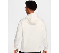 Nike M Nk Club Ft Po Hoodie Felpa Bianca Capp Logo Picc Uomo FN3866-133