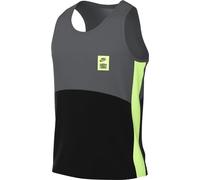 NIKE M NK DF STRTFV JSY T-Shirt, Grigio Ferro/Nero/A malapena Volt/Ferro Gr, L Uomo