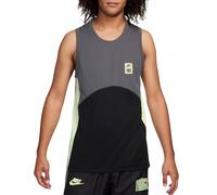 NIKE M NK DF STRTFV JSY T-Shirt, Grigio Ferro/Nero/A malapena Volt/Ferro Gr, M Uomo