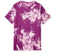 NIKE M NK DF Tee Run DIVISN AOP, T-Shirt Uomo, Pink Bloom, L