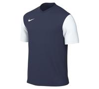 Nike, M Nk DF Tiempo Prem II JSY SS, Maglia Manica Corta, Midnight Navy/White/White, M, Uomo