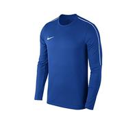 Nike M NK Dry PARK18 Crew Top Maglie A Manica Lunga, Uomo, Royal Blu/Bianco/Bianco, XL