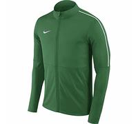 Nike M NK DRY PARK18 TRK JKT K Felpa Full Zip, Uomo, pine green/white/white, S