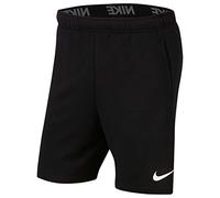 Nike M Nk Dry Short Fleece Pantaloncini Sportivi, Uomo, Black/White, S