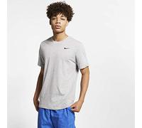 Nike M Nk Dry Tee Dfc Crew Solid, T-shirt Uomo, dk grey heather/(black), L-T