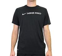 Nike M Nk Dry Tee Pro, Maglietta Uomo, Nero (Black), S