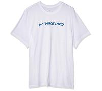 Nike M Nk Dry Tee PRO T-Shirt, Uomo, White, M