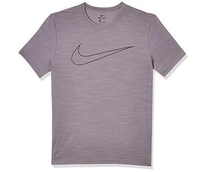 Nike M Nk Superset SS GFX, Maglietta Uomo, Grigio (Gunsmoke/Black), S