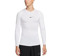 Nike FB7919-100 M NP DF Tight Top LS Maglia Lunga Uomo White/Black Taglia S