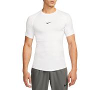 Nike FB7932-100 M NP DF Tight Top SS Maglia Lunga Uomo White/Black Taglia S