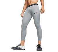 Nike M NP Tght 3Qt Pantaloni Sportivi, Uomo, Smoke Grey/Lt Smoke Grey/Black, XL