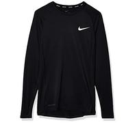 Nike M Np Top Ls Tight Maglietta a Maniche Lunghe Uomo, Nero (Black/White), 2XL-T