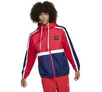 Nike M NSW Air Jkt Ssnl Wvn Giacca Sportiva, Uomo, University Red/Blue Void/White, L