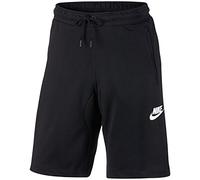 Nike M NSW Av15 FLC Pantaloncino, Uomo, Nero/Nero/Nero/Bianco, S