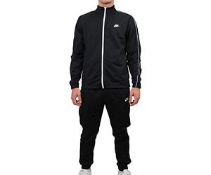 Nike M NSW Ce TRK Suit PK Basic, Tuta Uomo, Black/White/White, XS