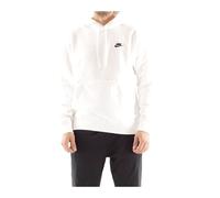 NIKE M NSW CLUB HOODIE PO BB BV2654 100 - BIANCO / XL