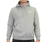 Nike M Nsw Club Po Bb, Felpa con Cappuccio Uomo, Grigio_Nero, S
