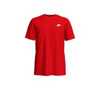 Nike M Nsw Club Tee Maglietta, University Red White, S Uomo