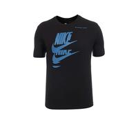 Nike M NSW Ess Sport 1 Tee, T-Shirt Corta da Uomo, Black/Dk Marina Blue, L