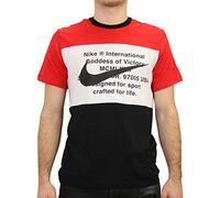 Nike Sportswear Swoosh Maglia A Manica Corta, Uomo, Black/University Red/White, M