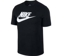 Nike M Nsw Tee Icon Futura Black/White T-Shirt M/M Nera Logo Bia Uomo AR5004-010