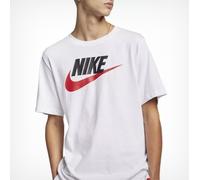 Nike M Nsw Tee Icon Futura White T-Shirt M/M Bianca Logo Rosso Uomo AR5004-100