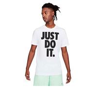 Nike M NSW Tee Icon JDI Hbr, T-Shirt Uomo, White/Black, L