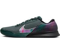 NIKE M Zoom Vapor PRO 2 HC Prm, Basso Uomo, Black Multi Color Deep Jungle Clear Jade, 42 EU