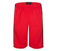 Jordan Pantaloni rosso fuoco / nero / bianco, Taglia 128-140