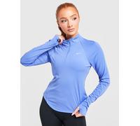 Nike Maglia 1/4 Zip Running Tempo, blu M