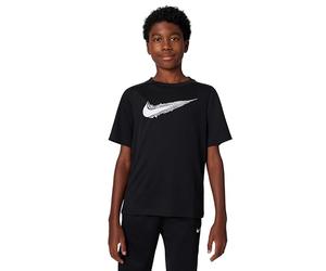 Nike Maglia A Manica Corta Dri-Fit Multi - Ragazzo, Black/White, HF8100-010, XS