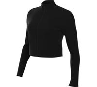 Nike Maglia A Manica Lunga Dri-Fit con Zip A Tutta Lunghezza Zenvy - Donna, Black/Cool Grey, FV7423-010, L