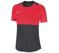 Nike Maglia Academy 20 Donna-Rosso Fluo Manica Corta, Multicolore