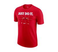 Nike Maglia Basket Nba Bulls Just Do It Rosso Bianco Uomo L